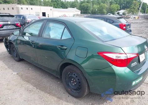 2015 Toyota Corolla L/Le/Le Pls/Prm/S/S Pls from USA, damaged, VIN 2T1BURHE0FC400480